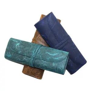 로얄오피스 한지 가죽 필통 3단/다용도파우치/케이스/펜슬/파우치필통/펜/파우치/초등/문구/색연필