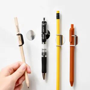 실리콘 마그네틱 펜홀더 냉장고자석 4개세트