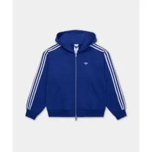 아디다스 ADIDAS 후드 집업 - 로얄블루:화이트 KC9318 228735