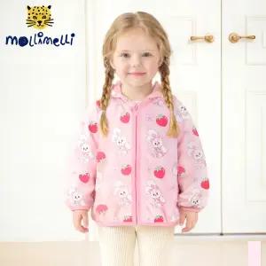[몰리멜리] 스트로베리버니후드점퍼