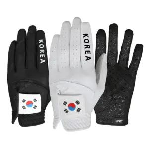 업셋 태극기 훈민정음 논슬립 실리콘 골프장갑 남성 여성 오른손 왼손
