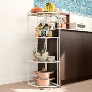 리브포 이지 폴딩 선반 코너 4단 3단 욕실 주방 베란다 진열 스탠드 거실 싱크대