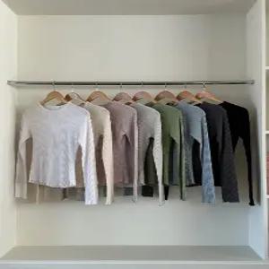 허그미 모달 프릴 긴팔 티셔츠 (8 color)