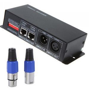 DMX 디코더 RGB LED 24V 채널 12A DC12 컨트롤러