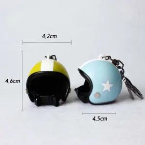 미니 헬멧 가방고리 인형모자 그로밋 하이바 오토바이 열쇠고리 하이바 헬멧 오토바이 인형 모자