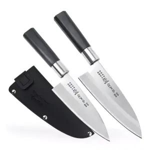 일천도 데바 (P손잡이) + 칼집 세트 생선칼 횟칼 일식칼