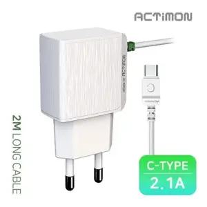 (2M C핀) HK-M 일체형 충전기/케이블/충전/타입/밧데리/어댑터/멀티/일체/고속/USB/이어폰/휴대폰/급속