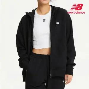 [뉴발란스] 매장판 공용 에센셜 후드집업 블랙 NBMDE41013-19