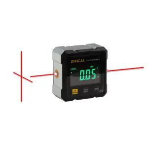 위즈 디지털 수평 각도 양방향 레이저 측정기 레벨 WIZ-0360 4면자석 USB충전