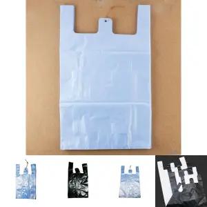 (연청색-4호) 100p 비닐봉투/비니루/일회용/1회용/치킨/업소용/식당/가게/매장/음식점/피자/음식/식품/고급