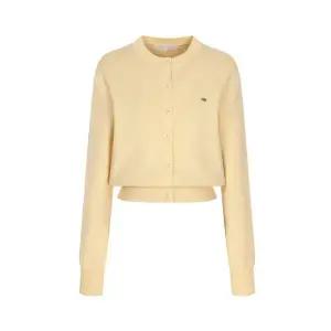 [롯데백화점]올리브데올리브 라운드 넥 금속 장식 니트 가디건 OK6XD264