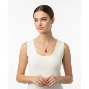 크리스탈 헤이즈 노스텔지아 베어 펜던트 PAVE JELLY RED