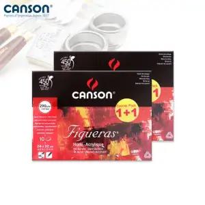 캔손 Figueras 캔버스페이퍼 290g 24x32 1+1 총20매입 1면제본 유화용지 아크릴용지