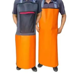 방수 앞치마 예초 현장 작업용 청소 작업용 농업
