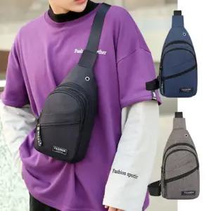 캔버스 2단 지퍼 슬링백/가방/러닝/벨트/허리/힙쌕/레저용/힙백/스마트폰/벨트팩/등산/학생/웨이스트백