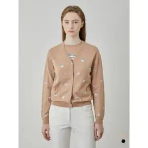 올리비아로렌 sh06 프롤럴인타르시아가디건  VOBBC5S1151