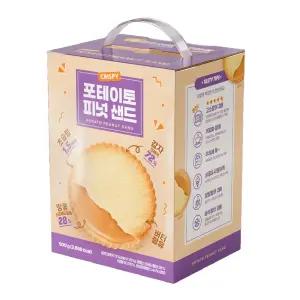 포테이토 피넛샌드 과자 대용량 과자 땅콩스프레드 감자크래커 크리스피 500g 2개