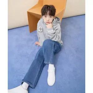 빈폴 키즈 BEANPOLE KIDS 바서티 후드 점퍼 그레이 (BI6141U013) BI6141U013 112976