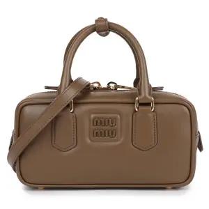 [롯데백화점]미우미우 아르카디 툰트라 가죽 토트백 5BB142-ACR3-F0244-OON