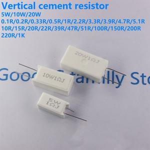 5W 10W 20W 시멘트 저항기 전력 저항 0.110K 0.1R 0.5R 1R 10R 50R 0.22 0.33 0.5 2 5 8 10 15 20 25 30 10