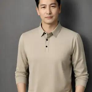 캐롤링 중년 남성 간절기 고급 카라티셔츠 골프티셔츠