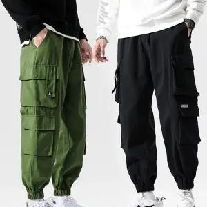 남성 조거 팬츠 밴딩 포켓 작업 바지 카고 편한/작업용/기능성/작업복/하의/현장/산업/위생/근무복/현장복