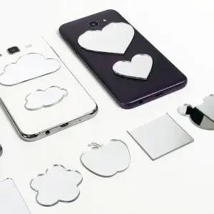 휴대폰 다꾸 핸드폰거울 미니 폰꾸 거울 스티커 미러