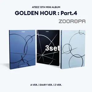 [3종세트] 에이티즈 ATEEZ GOLDEN HOUR Part 4
