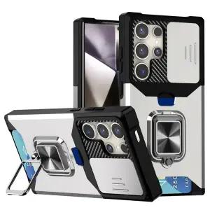 갤럭시S26 S26플러스 S26울트라 마그네틱 거치대 링 카드수납 슬라이드 카메라보호 케이스