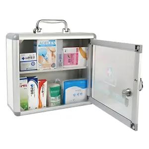 학교과학실 19종 응급처치 벽걸이 구급함 비치용 사무실 양호실 공장