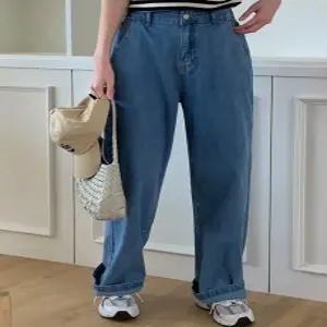 4027 쿨 뒷밴딩 와이드 데님 (one color)