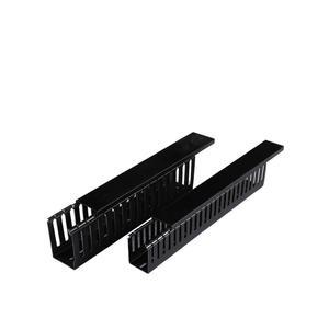 배선덕트 PVC 플라스틱 블랙 컷터 각도 판넬 닥트 슬롯 케이블 전선 트레이 케이블덕트