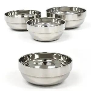 이중 JJG368E0 보온 스텐 대접 국그릇 식판그릇 10.3x4.7cm 1호