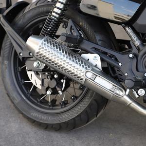 베네트125 머플러가드 마후라 B형 파이프 한솜 방열판 그릴 배기 125 실버