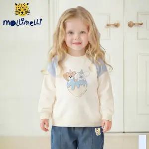 [몰리멜리] 몰리도넛래글런맨투맨티셔츠