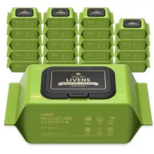 리벤스 고평량 엠보싱 아기물티슈 지에디션 캡형 70매 20팩