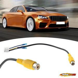 호환 1x 차량 반전 후면보기 케이블-어댑터 차량 스테레오 라디오 DVD 10핀 후면보기 백업 카메라 케이블