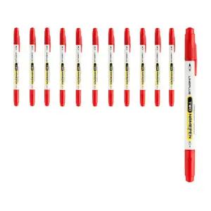 라인플러스 네임펜 T 트윈 가는글씨 중간글씨 12p