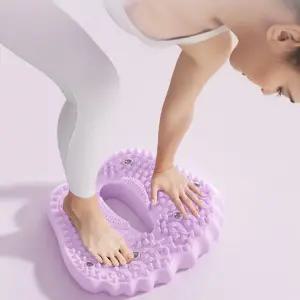 발지압 바운스스텝퍼 스텝퍼 가정용 계단 스텝밀 피치핑크 혈당 하체 유산소 파스텔