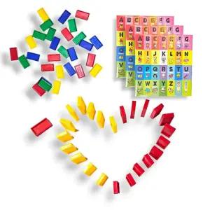 어린이 워크샵 팀워크 보드 게임 도미노 소/아기/장난감/교구/선물/완구/놀이/쌓기/감각/단체/발달/선물용