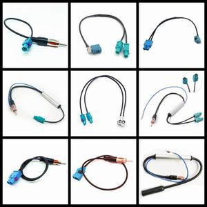 듀얼 Fakra-Din FM AM 자동차 라디오 안테나 어댑터-분배기 스테레오 변환기 신호  증폭기