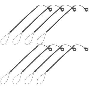 8pcs 스타일러스 펜 분실 방지 로프 끈 안전 스트랩개폐식 코드 스프링 휴대 전화