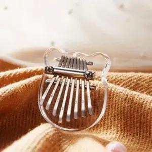 교육용악기 투명아크릴 8 음계 칼림바 손가락 피아노 미니