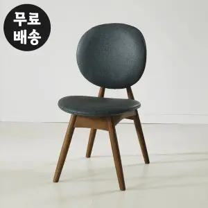 [벤티스가구]글렌 고무나무 원목 의자 가죽 인테리어 식탁의자 주방 고급 디자인 카페 디자인 딥블루