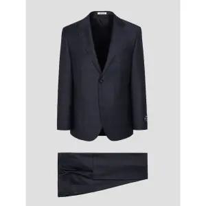 ROGATIS REDA 브러쉬드 울 체크 루즈 핏 수트 세트 - 그린