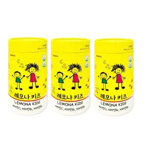 경남제약 어린이를 위한 비타민 레모나 키즈 츄어블 100정 비타민C 3통