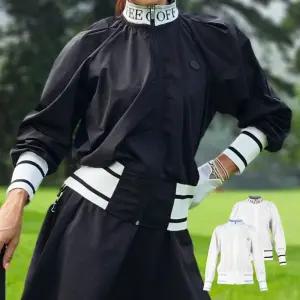 여성 더블 라인 와이드 시보리 셔링 골프 점퍼 봄가을 인기스타일 봄