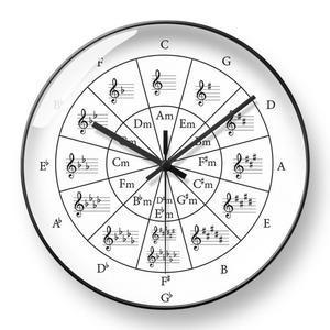 음악 벽시계 공부방 피아노 개업 시계 장식 선물 무소음 학원 인테리어