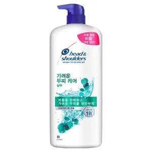 헤드앤숄더 토탈 솔루션 가려운두피케어 샴푸 유칼립투스 향 1.2L 1개