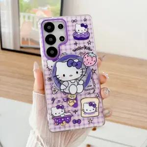 헬로키티 맥세이프 귀여운 키티 슬림핏 실리콘 하드 갤럭시 S26 S25 S24 S23 울트라 케이스